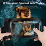 Waterproof Phone Pouch Black with Lanyard for iPhone, Samsung & More (Up to 7") - Image 3