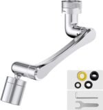 Faucet Extender Aerator, Brass Sink Tap Aerator 2 Spray Mode Tap Spray Head Faucet Attachment for Kitchen/Bathroom