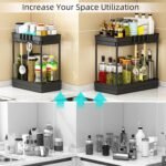Multi-Purpose Organiser Pack of 2 For Kitchen/Bathroom & more | Under the Sink/ On the Shelf - Image 2